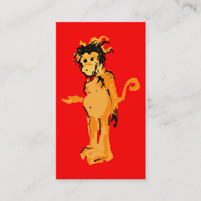 oddRex monkey ink Business Card (Front)