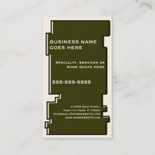 oddRex pet paw Business Card