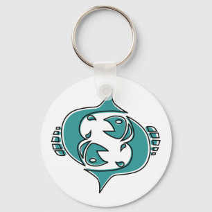 oddRex pisces Keychain