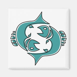 oddRex pisces Magnet