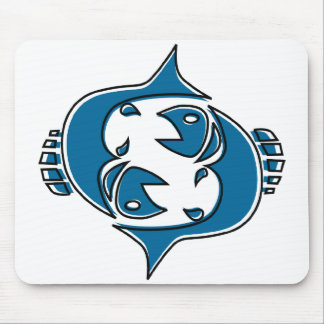 oddRex pisces Mouse Pad
