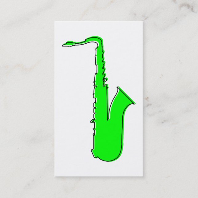 oddRex saxophone Business Card (Front)