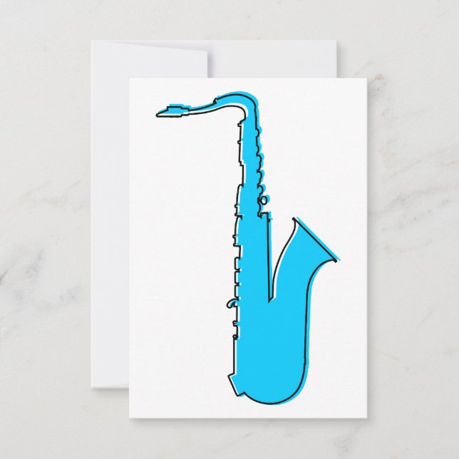 oddRex saxophone Invitation (Front)
