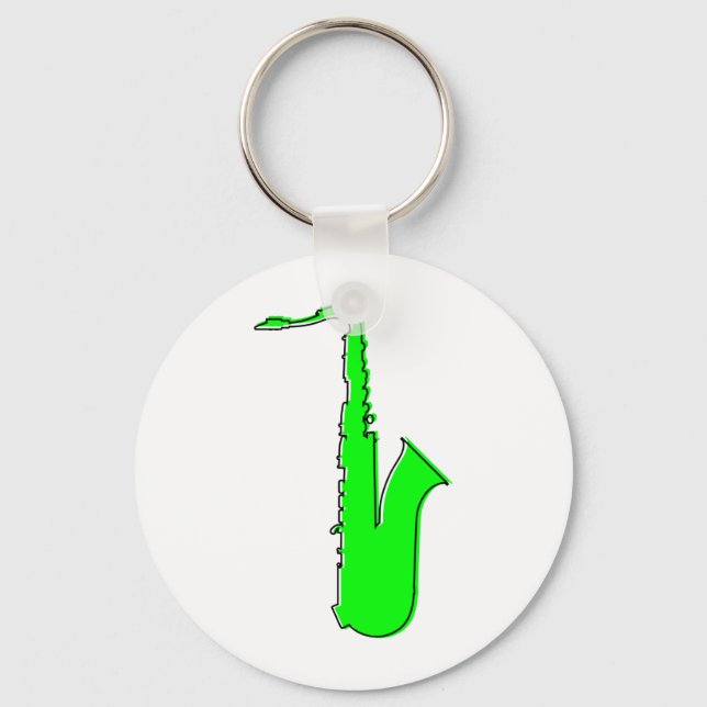 oddRex saxophone Keychain (Front)