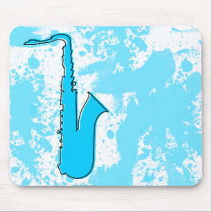 oddRex saxophone Mouse Pad