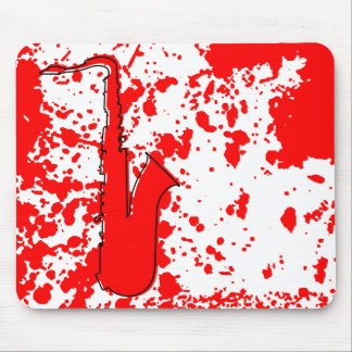 oddRex saxophone Mouse Pad
