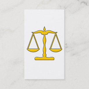 oddRex scales of justice Business Card