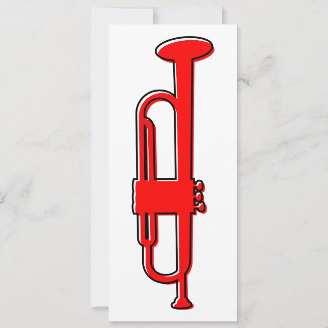 oddRex trumpet Invitation (Front)