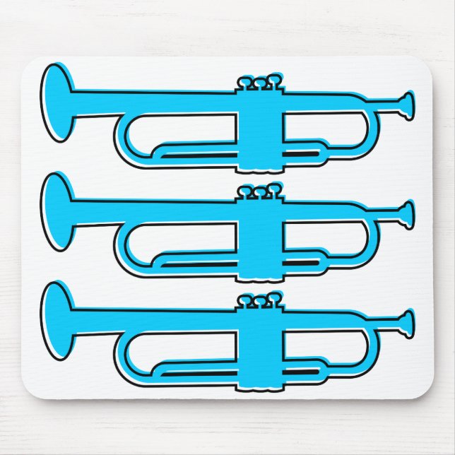 oddRex trumpets Mouse Pad (Front)