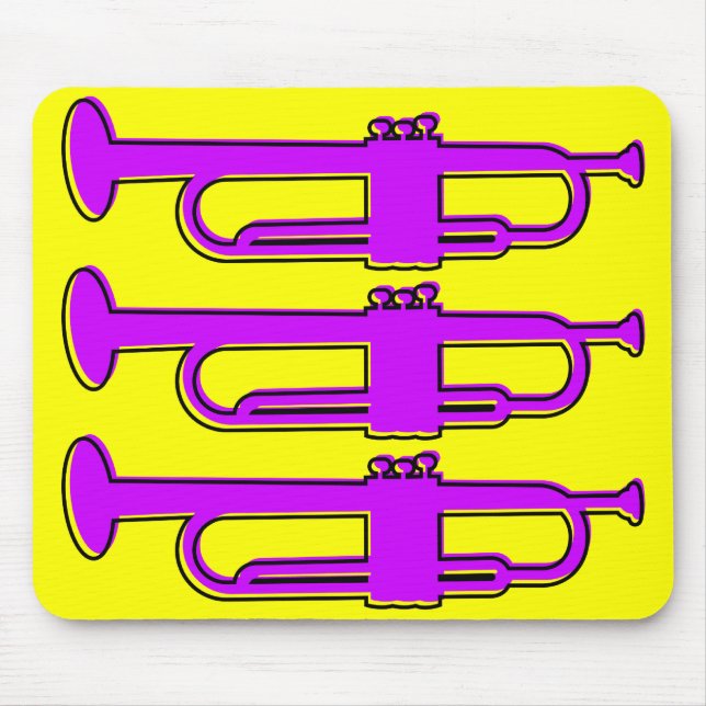 oddRex trumpets Mouse Pad (Front)