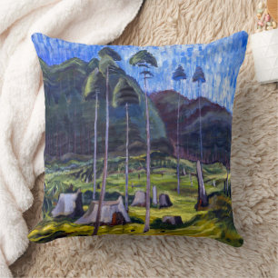 Odds and Ends   Emily Carr   Throw Pillow