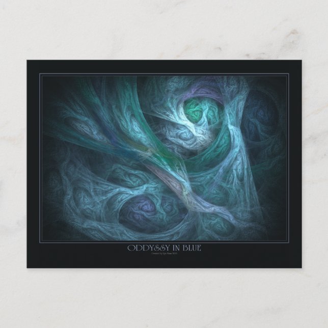 Oddyssy En Carte Postale Bleue (Devant)
