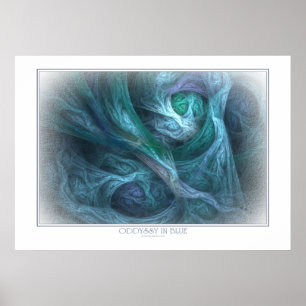Oddyssy In Blue Print