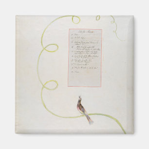 'Ode for Music' design 94 from 'The Poems of Thoma Magnet