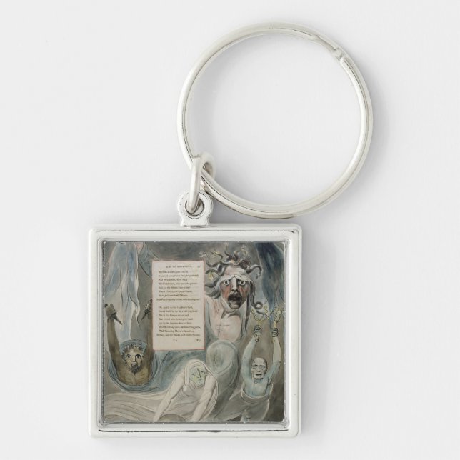 Ode to Adversity, from 'The Poems of Thomas Grey', Keychain (Front)