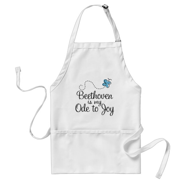 Ode To Joy Beethoven Apron (Front)
