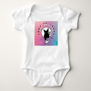 Ode to Love Cat Bodysuit by Adiela Akoo