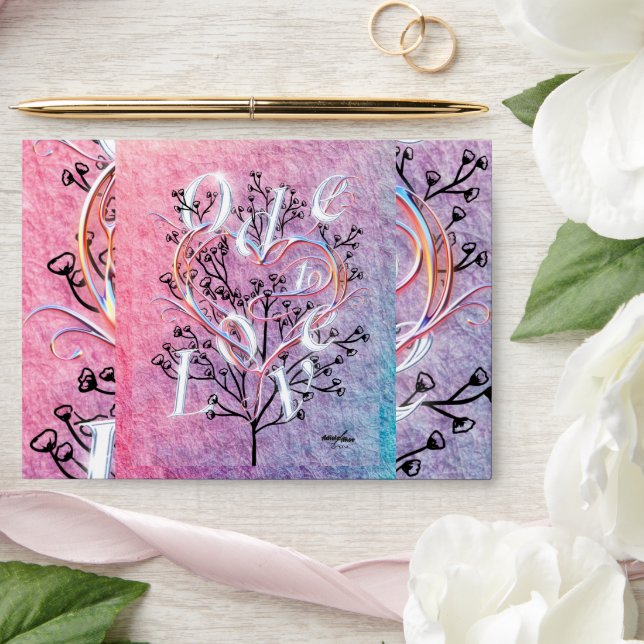 Ode to Love Envelope by designed Poet Adiela Akoo (Wedding)