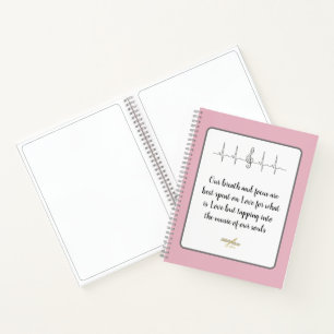 Ode to Love Spiral Carnet par la poète Adiela Akoo