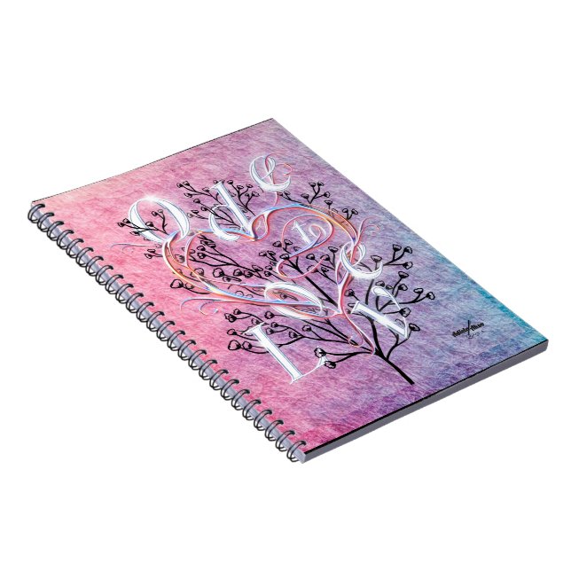 Ode to Love Spiral Notebook (Right Side)