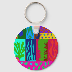Ode to Matisse Collage Keychain