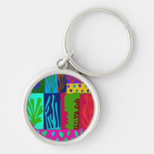 Ode to Matisse Collage Keychain
