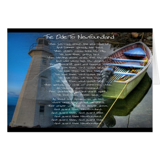 Ode to Newfoundland (Front Horizontal)