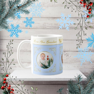 Ode to The Nutcracker Ballet Blue 2 Photo Tile Coffee Mug