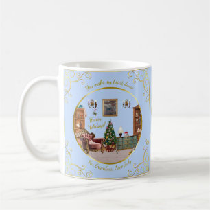 Ode to The Nutcracker Ballet Blue Customize Tile  Coffee Mug