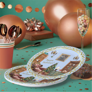 Ode to The Nutcracker Ballet Blue  Paper Plate