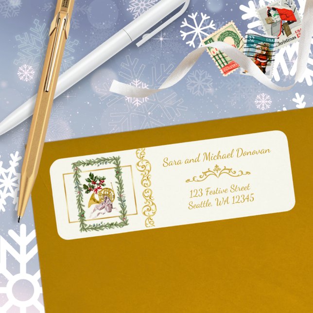 Ode to The Nutcracker Ballet Garland Address Label (Creator Uploaded)