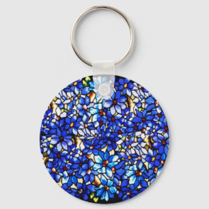 Ode to Tiffany Clematis Keychain