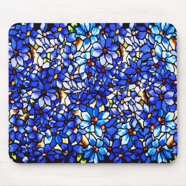 Ode to Tiffany Clematis Mouse Pad (Front)