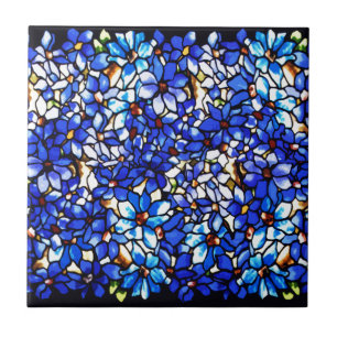 Ode to Tiffany Clematis Tile