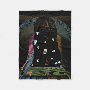 Ode to Wonderland Fleece Blanket