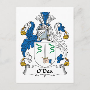 O'Dea or Day Family Crest Postcard