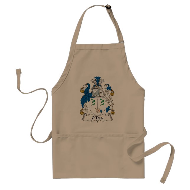O'Dea or Day Family Crest Standard Apron (Front)