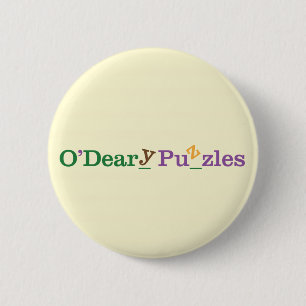 O'Deary Puzzles 2 Inch Round Button