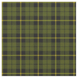 Sage green plaid yellow/black stripe fabric