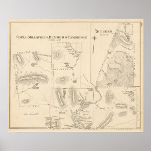 Odell, Millsfield, Dummer, Cambridge Poster