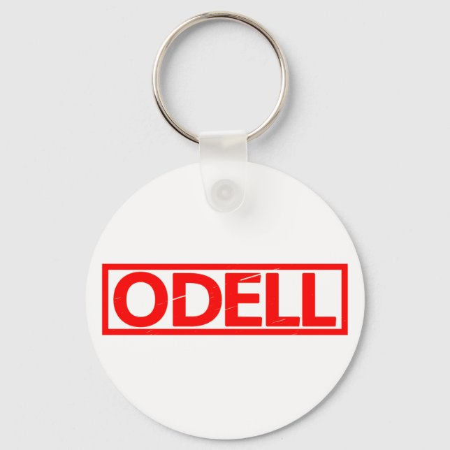Odell Stamp Keychain (Front)
