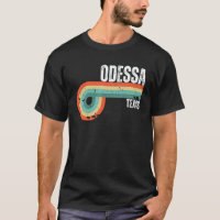 Odessa City Texas State Vintage Retro Souvenir