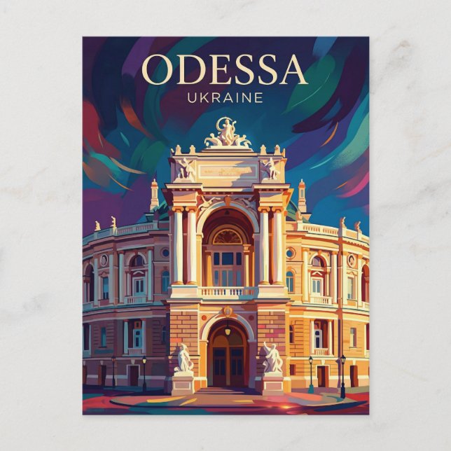 Odessa Ukraine Postcard (Front)