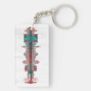 Odessa Ukraine Skyline Keychain