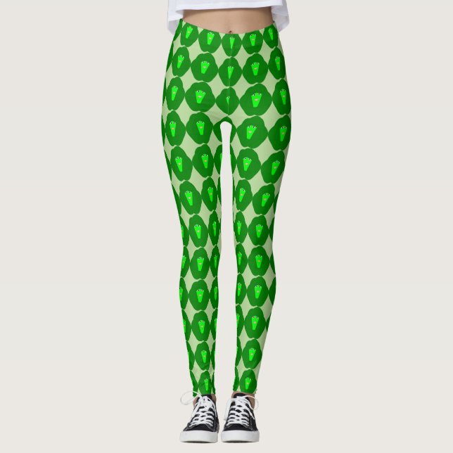 Odeur Noël Bruxelles Sprout Leggings (Devant)