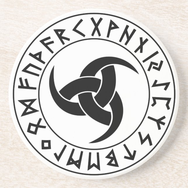 Odhroerir Rune Shield Coaster (Front)