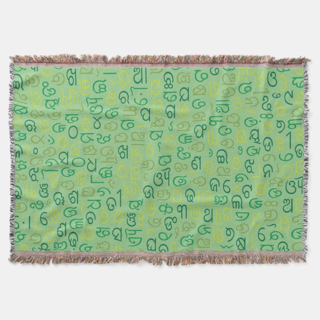 Odia Throw Blanket (Front)