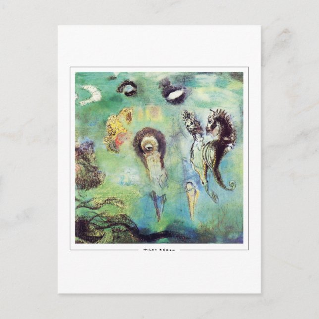 Odilon Redon #234 - Fine Art Postcard (Front)