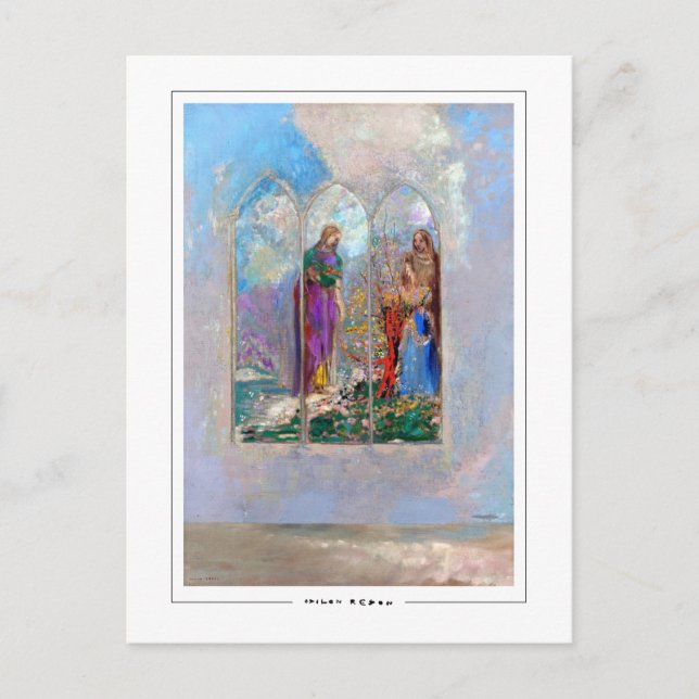 Odilon Redon #23 - Fine Art Postcard (Front)