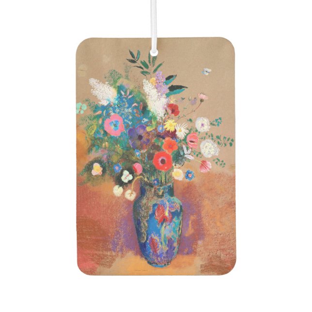 Odilon Redon - Bouquet of Flowers, Air Freshener (Front)